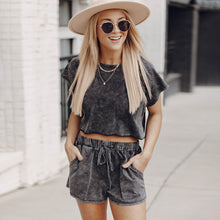 Cargar imagen en el visor de la galería, Women&#39;s Simple European And American Style Pocket High Waist Casual Suit
