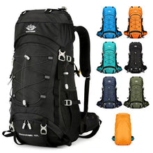 Load image into Gallery viewer, Hiking Camping Travel Outdoor Sports Hiking Bag 60 Liters Large Capacity Backpack
