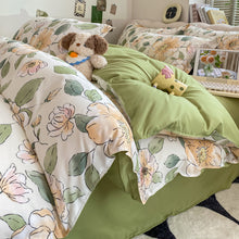 Load image into Gallery viewer, Washed Cotton Student Dormitory Bed Quilt Cover
