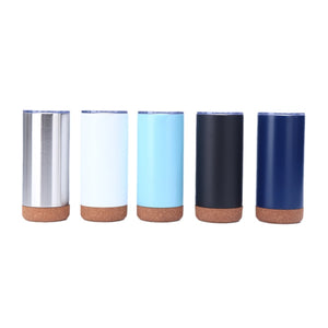Oak Cork Sole Double Layer 16oz Vacuum Car Cup