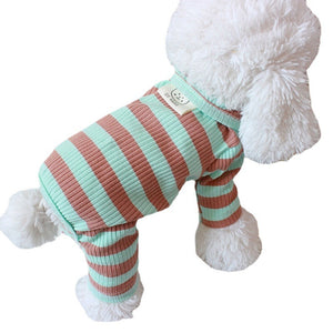 Ropa para mascotas Primavera y verano Delgada de cuatro patas Ropa de casa Teddy