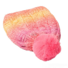 Cargar imagen en el visor de la galería, Winter Children&#39;s Fur Ball Hat Gloves Two-piece Set
