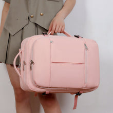 Cargar imagen en el visor de la galería, Large Capacity Backpack For Women Men Multiple Pockets And Zippers Versatile Computer Bags Business Travel Backpack
