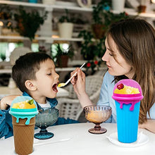 Load image into Gallery viewer, 500ml Large Capacity Slushy Cup Summer Squeeze Homemade Juice Water Bottle Quick-Frozen Smoothie Sand Cup Pinch Fast Cooling Magic Ice Cream Slushy Maker Beker Kitchen Gadgets
