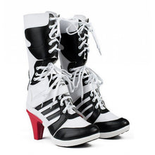 Load image into Gallery viewer, Hollow-out Dr Martens Boots Lace Color Block Women's Plus Size Mid-calf
