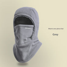 Load image into Gallery viewer, Winter Fleece Hooded Scarf Windproof Cold-proof Warm Face Mask Outdoor Thermal Head Cover Hat
