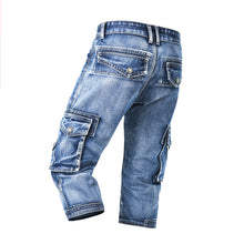 Load image into Gallery viewer, Cropped Pants Slim Fit Denim Shorts Cropped Pants Casual Jeans
