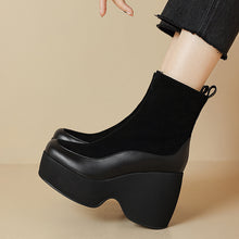 Load image into Gallery viewer, Small Platform Martin Boots Women's Genuine Leather
