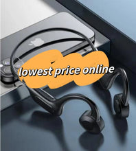 Load image into Gallery viewer, Bone Conduction Headphones Waterproof Open Ear Wireless Earbuds Bluetooth Long Playtime Sports Headset With Mic Sweatproof Premium Sound Air Conduction Earphones For Running Sports Swimming
