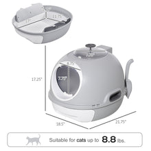 Load image into Gallery viewer, Cat Litter Box Toilet with Lid

