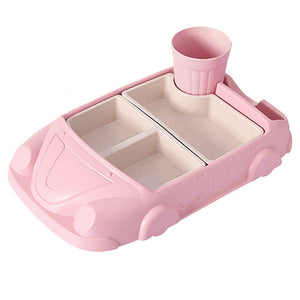 Children's cartoon car bowl set