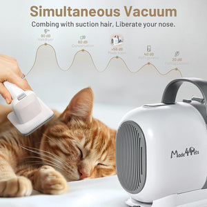 Dog Grooming Kit Pet Hair Cleaning Low Noise Vacuum Cleaner And Various Tools