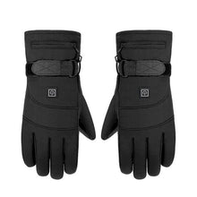 Cargar imagen en el visor de la galería, Winter Electric Heated Gloves Motorcycle Touch Screen Gloves
