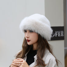 Load image into Gallery viewer, Thick Warm Artificial Fur Fashion Simple Fisherman Hat
