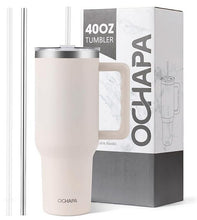 Cargar imagen en el visor de la galería, Stainless Steel Insulation Large Capacity Cup Portable Vehicle-mounted Cup
