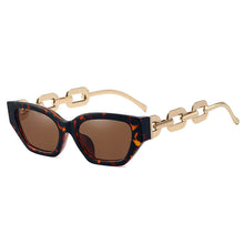 Load image into Gallery viewer, Small Frame Sunglasses, Personalized Chain Temples,Sunshade Sunglasses
