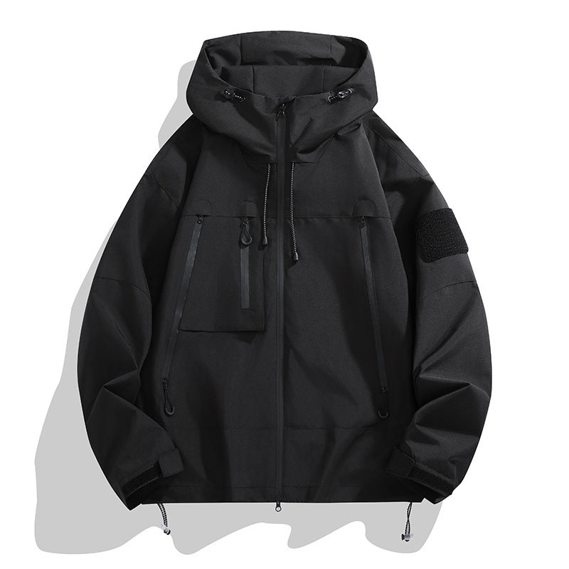 Shell Jacket Casual Hooded Outdoor Mountaineering Jacket