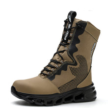 Load image into Gallery viewer, Outdoor Combat Boots Pierce Resistant High Tops
