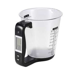 Kitchen Scales With LCD Display Digital Beaker Electronic Tool Hostweigh Measuring Cup Temperature Weight Measurement Cups