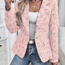 Load image into Gallery viewer, Women&#39;s Long-sleeved Single-button Lapel Fashion Casual Jacket With Lining
