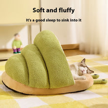 Load image into Gallery viewer, Warm Cat Semi-closed Snail Slippers Nest Pet Products
