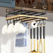 Cargar imagen en el visor de la galería, Under Shelf Storage Rack Home Kitchen Hanging Cabinet Cutting Board Organizer
