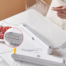 Load image into Gallery viewer, Cling Film Suction Cup Wall-mounted Box Kitchen Adjustable Storage Cutter
