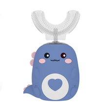 Load image into Gallery viewer, Children'S Electric Toothbrush Food Grade Silicone Oral 360 Degree Automatic Usb Charging Smart Children'S Toothbrush U-Shaped
