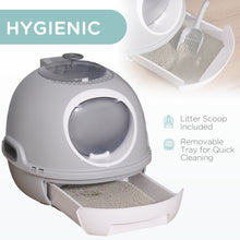 Load image into Gallery viewer, Cat Litter Box Toilet with Lid
