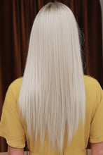 Load image into Gallery viewer, 13*2&quot; Lace Front Wigs Synthetic Long Straight 26&quot; Heat Safe 150% Density
