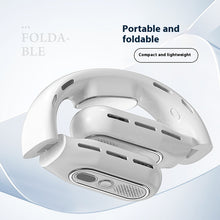 Cargar imagen en el visor de la galería, Leafless Folding Halter Fan Portable Digital Display Outdoor

