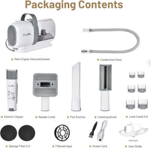 Load image into Gallery viewer, Dog Grooming Kit Pet Hair Cleaning Low Noise Vacuum Cleaner And Various Tools
