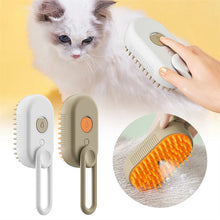 Cargar imagen en el visor de la galería, Cepillo de vapor para gatos, cepillo de vapor para perros, 3 en 1, cepillo eléctrico para masajes, peine para el cuidado de mascotas, peines para quitar el pelo, productos para mascotas
