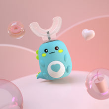 Load image into Gallery viewer, Children'S Electric Toothbrush Food Grade Silicone Oral 360 Degree Automatic Usb Charging Smart Children'S Toothbrush U-Shaped
