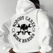 Cargar imagen en el visor de la galería, Men&#39;s Casual Skull Letter Print Hoodie
