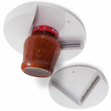 Load image into Gallery viewer, Glass Jar Opener For Under The Kitchen Cabinet Counter Lid Remover Aid
