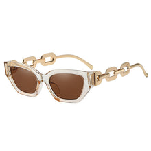 Load image into Gallery viewer, Small Frame Sunglasses, Personalized Chain Temples,Sunshade Sunglasses
