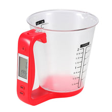 Load image into Gallery viewer, Kitchen Scales With LCD Display Digital Beaker Electronic Tool Hostweigh Measuring Cup Temperature Weight Measurement Cups
