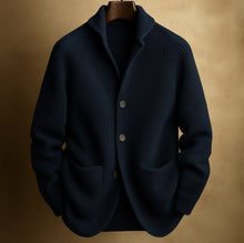 Load image into Gallery viewer, Men's Knitted Cardigan Fashion Casual Pocket Button Jacket Long Sleeve Top Clothing
