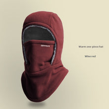 Load image into Gallery viewer, Winter Fleece Hooded Scarf Windproof Cold-proof Warm Face Mask Outdoor Thermal Head Cover Hat
