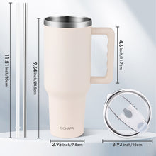 Cargar imagen en el visor de la galería, Stainless Steel Insulation Large Capacity Cup Portable Vehicle-mounted Cup
