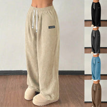 Load image into Gallery viewer, Loose Drawstring Solid Color Pocket Casual Versatile Pants Women's Pants
