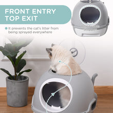 Load image into Gallery viewer, Cat Litter Box Toilet with Lid
