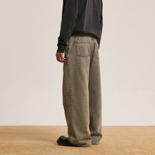 Load image into Gallery viewer, Trendy Retro Washed Jeans Men And Women Trendy Baggy Straight Trousers
