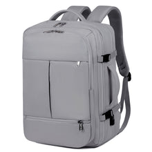 Cargar imagen en el visor de la galería, Large Capacity Backpack For Women Men Multiple Pockets And Zippers Versatile Computer Bags Business Travel Backpack
