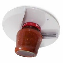 Load image into Gallery viewer, Glass Jar Opener For Under The Kitchen Cabinet Counter Lid Remover Aid
