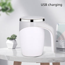 Load image into Gallery viewer, Rechargeable Model Automatic Stirring Cup Coffee Cup High Value Electric Stirring Cup Lazy Milkshake Rotating Magnetic Water Cup
