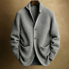 Load image into Gallery viewer, Men's Knitted Cardigan Fashion Casual Pocket Button Jacket Long Sleeve Top Clothing
