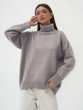 Load image into Gallery viewer, Turtleneck Long Sleeve Sweater
