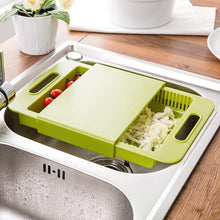 Load image into Gallery viewer, Multifunction Kitchen Chopping Blocks Sinks Drain Basket Cutting Board Vegetable Meat Tools Kitchen Accessories Chopping Board
